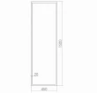 Зеркало Art&Max Tivoli AM-Tiv-450-1500-DS-F с подсветкой - превью 1