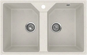 Мойка кухонная Practik PR-M 770-001 77 см, белый камень