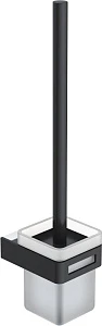 Ершик Boheme Q 10954-CR-B настенный, черный/хром