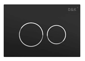 Кнопка смыва D&K Rhein DB1529025 черный