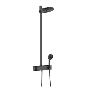 Душевой комплект Hansgrohe Pulsify S 24240670 260 2jet с термостатом, черный матовый