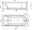 Акриловая ванна Radomir Vannesa Николь 180x80 с каркасом - превью 1