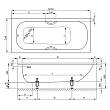 Стальная ванна Bette Form 2942-000 AD PLUS 160х70 без ножек - превью 2