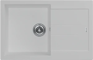 Мойка кухонная Kuchenstern PLAT 50 78х50 см, белая