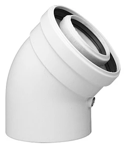 Колено Baxi 45° 80/125 мм