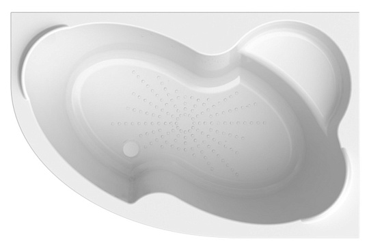 Акриловая ванна Radomir Vannesa Ирма 169x110 см, на каркасе, с фронтальной панелью и полотенцедержателем, правая