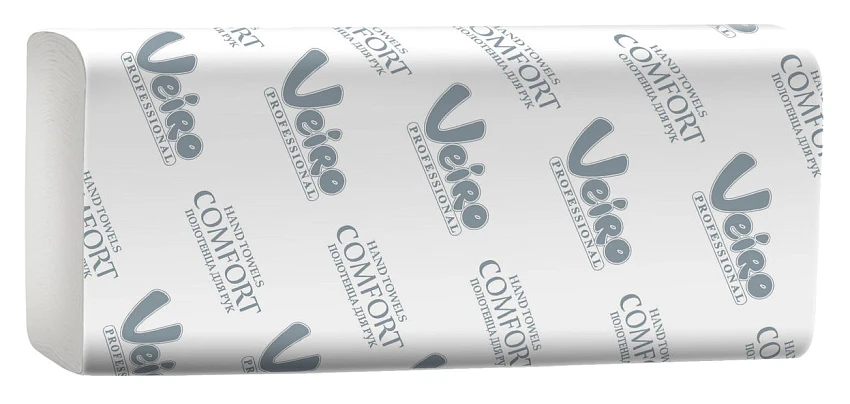 Бумажные полотенца Veiro Professional Comfort KV210 (Блок: 15 уп. по 250 шт.)