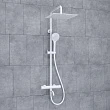 Душевая стойка WasserKRAFT Mindel A188.163.155.WM Thermo белая матовая - превью 2