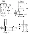Унитаз-компакт Roca Dama Senso 342517000 + крышка-сиденье за 1 рубль - превью 2