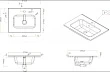 Тумба с раковиной BelBagno Kraft 39 напольная 50 см, Bianco Opaco - превью 1
