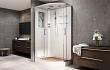 Душевая кабина AvaCan A102L, 120х80х220 см, стекло прозрачное, профиль хром - превью 2
