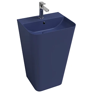 Раковина Isvea Sott'Aqua 10SQ37001SV-2Z 50x42 см, синий матовая