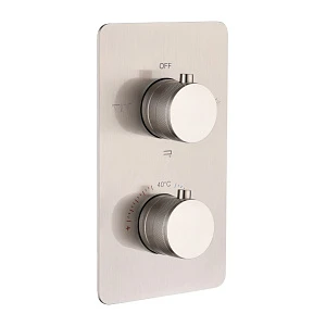Термостат Boheme Cell 134-3-NB встраиваемый, на 3 потребителя, никель брашированный