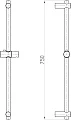 Душевая штанга BelBagno Nova BB-SAC-IN - превью 1