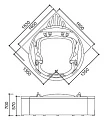 Акриловая ванна Appollo AT-0935B - превью 2