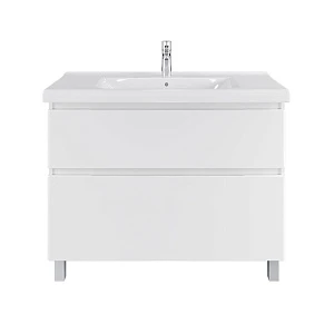 Тумба с раковиной SanStar Riana 100 напольная, белая