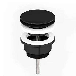 Донный клапан для раковины Paini 53PZ945TSR clik-clak черный