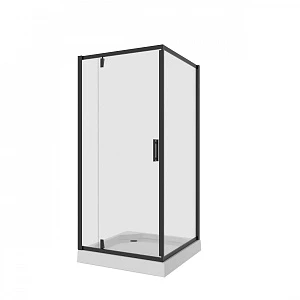 Душевой уголок Niagara Nova NG-6802-08 BLACK 100х100х190 квадратный, черный
