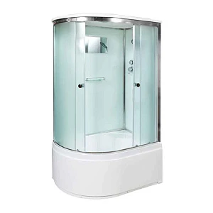 Душевая кабина AvaCan D512SR, 120х90х220 см, стекло матовое, профиль хром