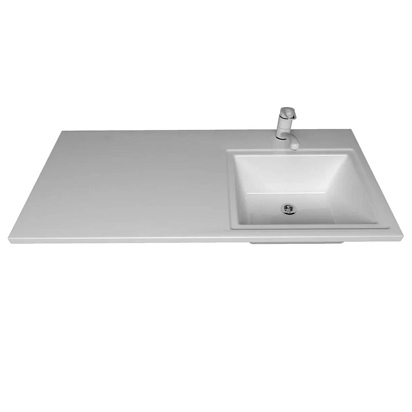 Мебельная раковина Style Line ESTETUS Даллас 130х48 R со столешницей