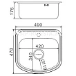 Мойка кухонная Frap FD64749 - превью 1