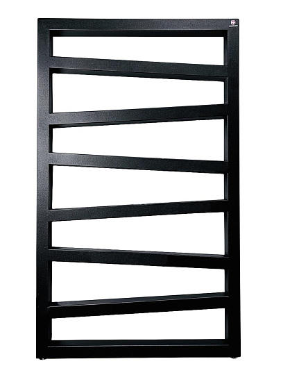 Электрический полотенцесушитель Terma Zigzag 83,5x50 черный металлик