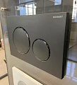 Кнопка смыва Geberit Sigma 20 115.882.16.1 черная, матовый лак - превью 1