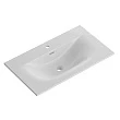 Мебель для ванной BelBagno Marino-Cer-N 80 подвесная, 2 ящика, Bianco Lucido - превью 1