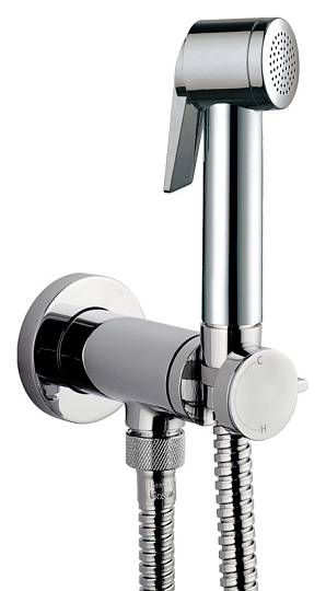 Гигиенический душ Bossini Paloma Flat Mixer Set E37011 CR со смесителем, хром