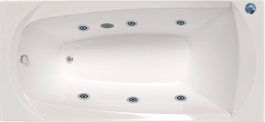 Акриловая ванна 1MarKa Elegance 01эл16570ГМэк Стандарт, 165х70
