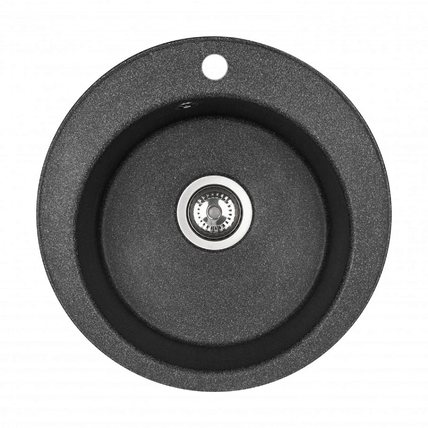 Мойка кухонная Aquaton Шелли 1A734732SS210 D50 графит