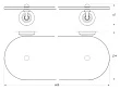 Полка 3SC Stilmar STI 215 золото,  60 см - превью 2