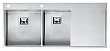 Мойка кухонная Reginox Nevada 40x30 LUX OKG left L сталь - превью 1