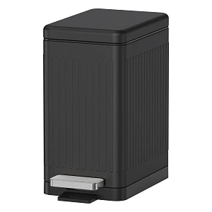 Мусорное ведро Weltwasser WW MAGY BL 10L с педалью, черное матовое