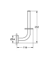 Держатель для запасных рулонов Grohe Essentials 40385DC1 суперсталь - превью 1