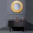 Мебель для ванной Armadi Art Vallessi Avangarde Linea 100 черная, с раковиной-столешницей
