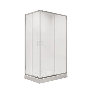 Душевой уголок Niagara Nova NG-6610-08 120х80х195 профиль хром, стекло прозрачное
