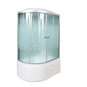 Душевая кабина AvaCan L920REL, 120х80х215 см, стекло с узором, профиль хром
