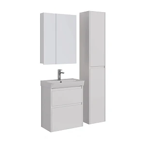 Мебель для ванной Lemark Combi 60 универсальная, белый глянец