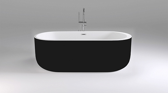 Акриловая ванна Black&White Swan SB109 Black черная