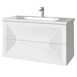 Тумба с раковиной Caprigo Modo Quarta 100 35714-SF027 бланж