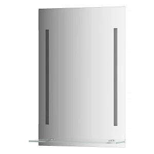 Зеркало EVOFORM LEDLINE-S BY 2160 с полочкой и светильником 50x75 см