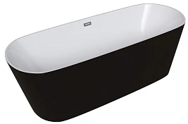 Акриловая ванна Grossman GR-2601B 70х170 отдельностоящая черная