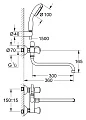 Смеситель Grohe Costa S 26792001 универсальный - превью 2