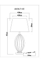 Настольная лампа Arte Lamp Beverly A5132LT-1CC - превью 2