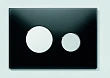 Кнопка смыва TECE Loop 9240656 черное стекло, кнопка хром - превью 1