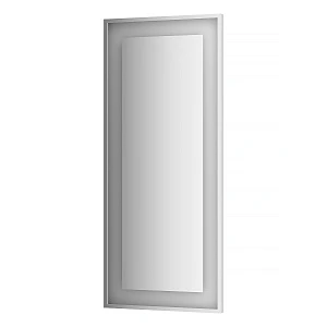 Зеркало EVOFORM LEDSIDE BY 2215 в багетной раме со светильником 60x140 см серое