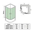 Душевой уголок Weltwasser WW500 С 100/159 без поддона - превью 1