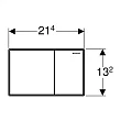 Кнопка смыва Geberit Sigma 60 115.640.SI.1 - превью 2