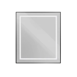 Зеркало BelBagno SPC-KRAFT-700-800-SENS-NERO с подсветкой и сенсорным выключателем по периметру рамы, черный
